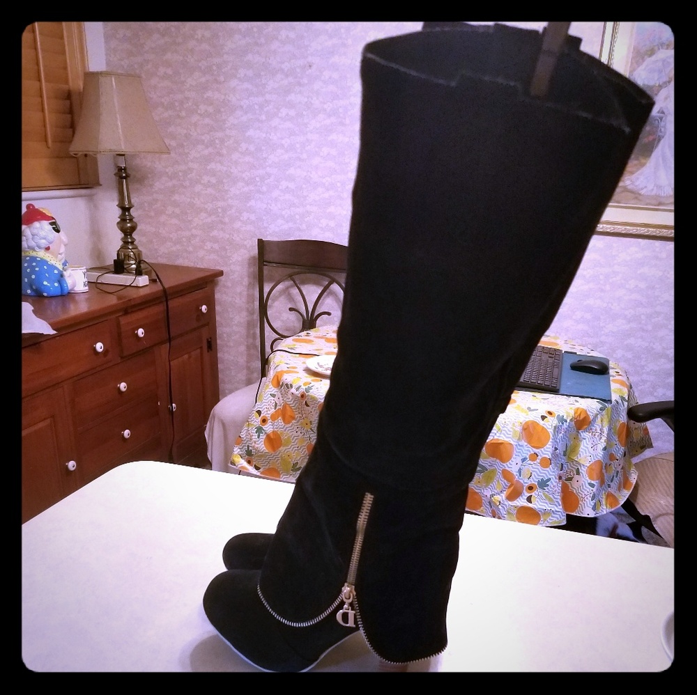 Black Suede Boots